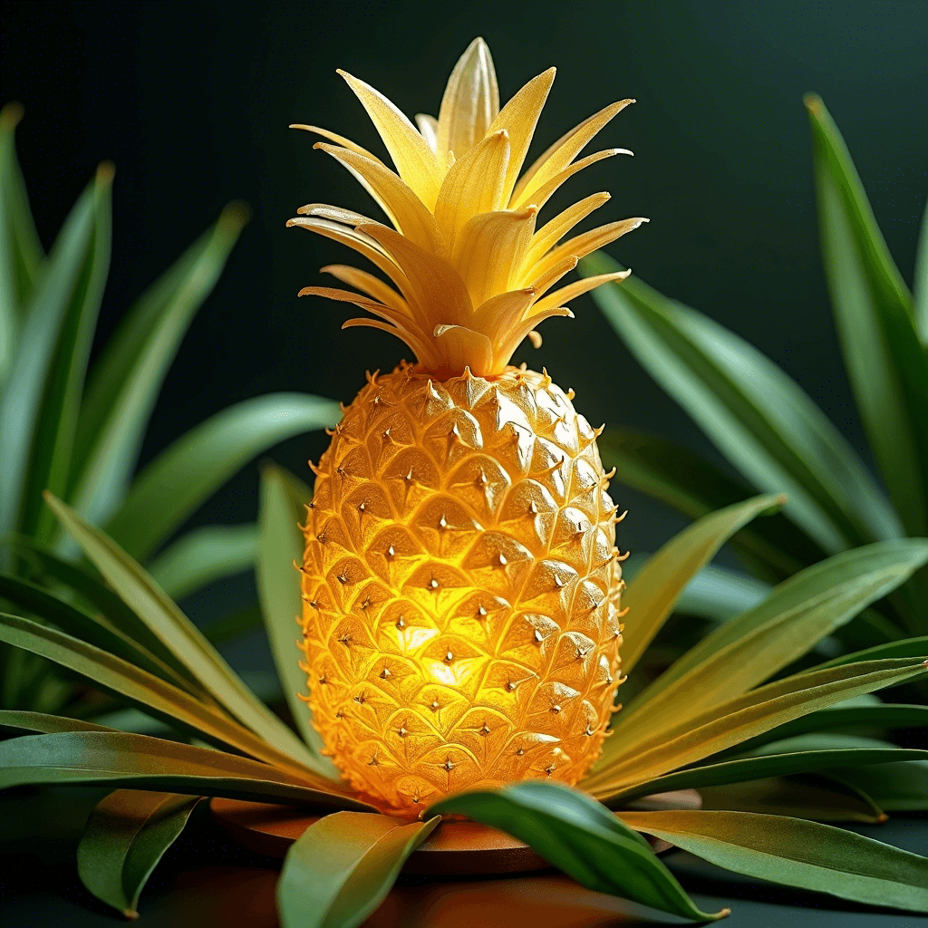 Crystal Pineapple Cutting Crystal Pineapple Cutting